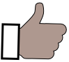 an image of a thumbs up pointing out waht the sewinmg guru provides within its content